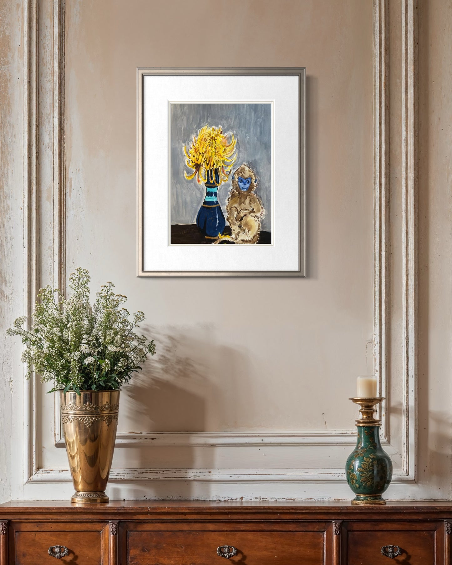 Cédric Diomède - Chrysanthemum et singe doré - Collection Capsule