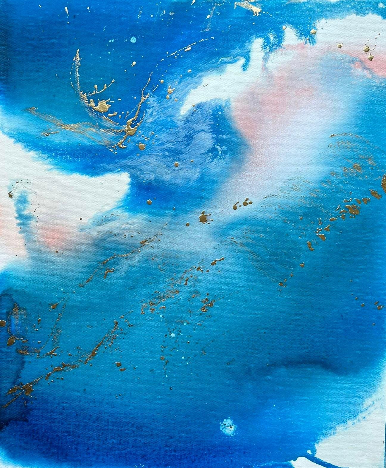 Martin Le Roy - Triptyque Série Mouvement aquatique - Sans titre