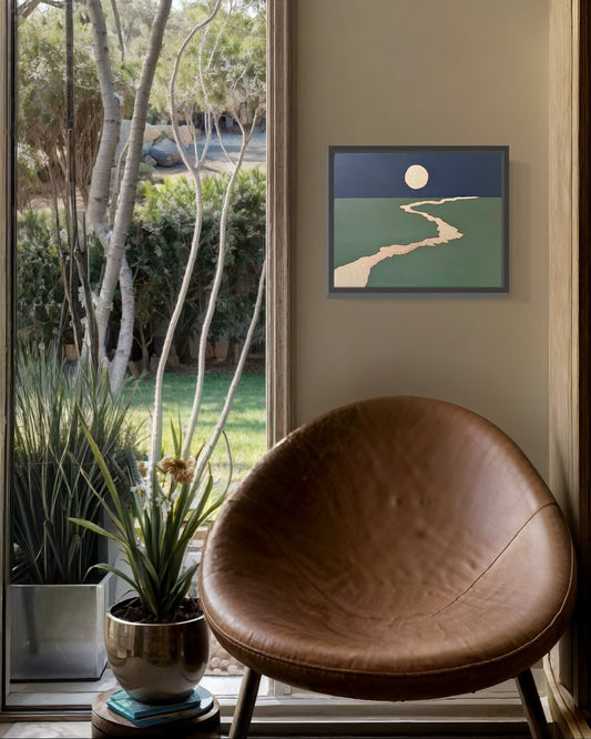 Véronique Sudry - Série Lumière de lune - Chemin d'argent