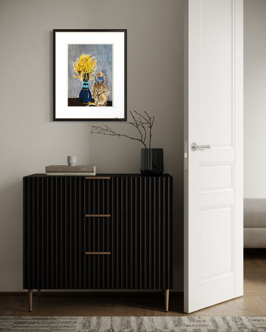 Cédric Diomède - Chrysanthemum et singe doré - Collection Capsule