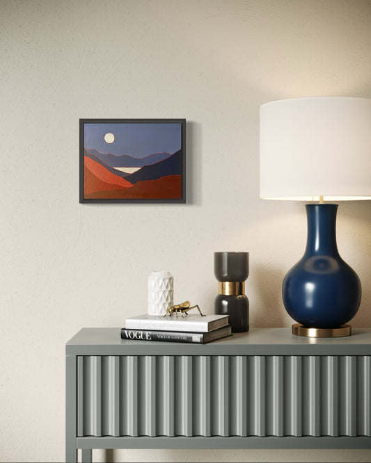 Véronique Sudry - Série Lumière de lune - La lune couvre l’eau de nacre